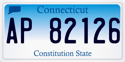 CT license plate AP82126