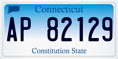 CT license plate AP82129