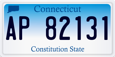 CT license plate AP82131
