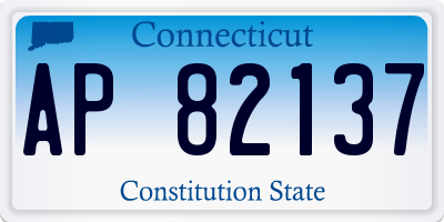 CT license plate AP82137