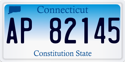 CT license plate AP82145
