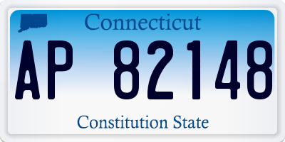 CT license plate AP82148
