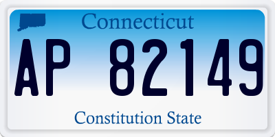 CT license plate AP82149