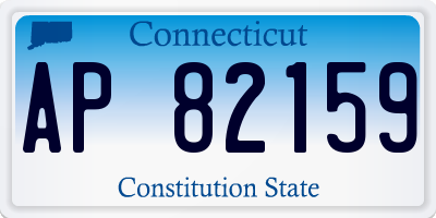 CT license plate AP82159