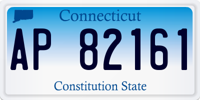 CT license plate AP82161