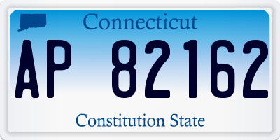 CT license plate AP82162