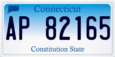 CT license plate AP82165