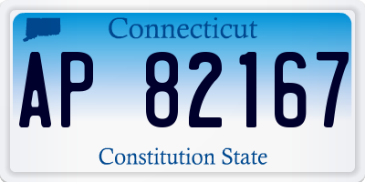 CT license plate AP82167