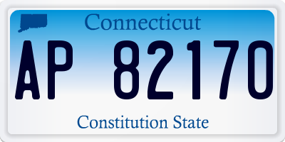 CT license plate AP82170