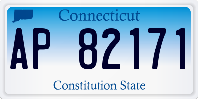 CT license plate AP82171
