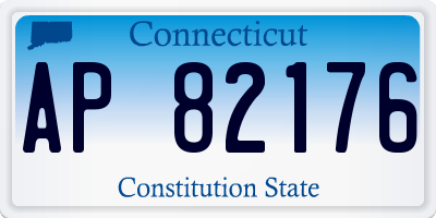 CT license plate AP82176