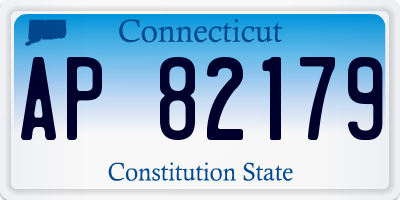 CT license plate AP82179