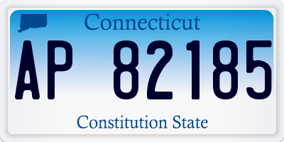CT license plate AP82185