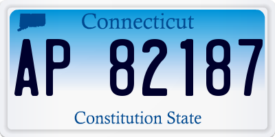 CT license plate AP82187