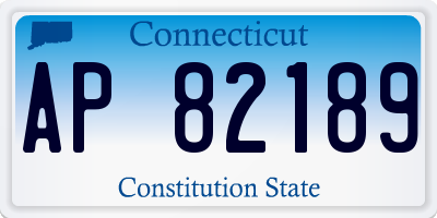 CT license plate AP82189