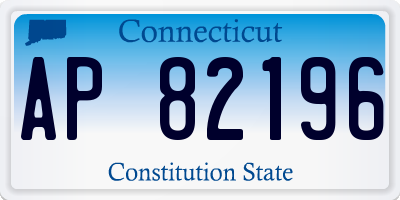 CT license plate AP82196