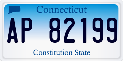 CT license plate AP82199