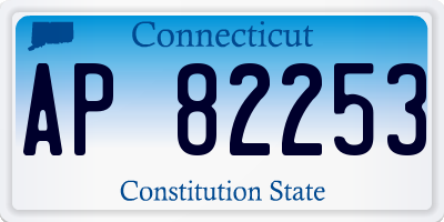 CT license plate AP82253