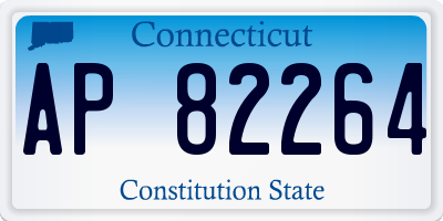CT license plate AP82264