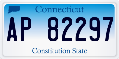 CT license plate AP82297