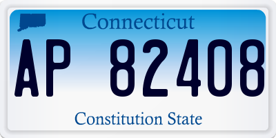 CT license plate AP82408