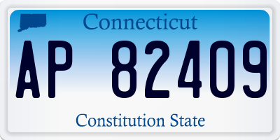 CT license plate AP82409