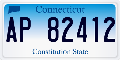 CT license plate AP82412