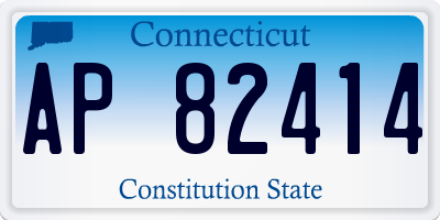 CT license plate AP82414