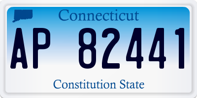 CT license plate AP82441