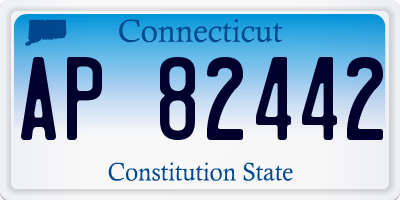 CT license plate AP82442