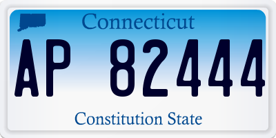 CT license plate AP82444