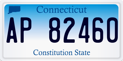 CT license plate AP82460