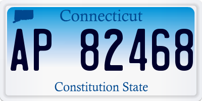 CT license plate AP82468