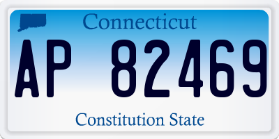 CT license plate AP82469
