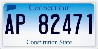 CT license plate AP82471
