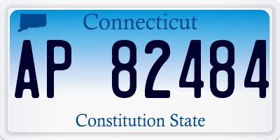 CT license plate AP82484