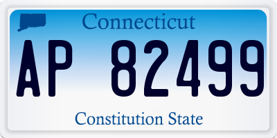 CT license plate AP82499