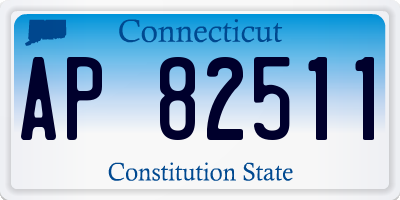 CT license plate AP82511