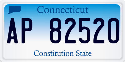 CT license plate AP82520
