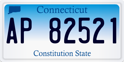 CT license plate AP82521