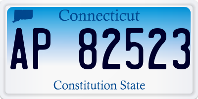 CT license plate AP82523