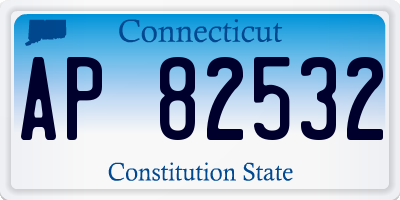 CT license plate AP82532