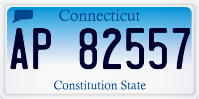 CT license plate AP82557