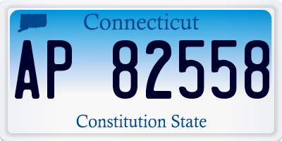 CT license plate AP82558
