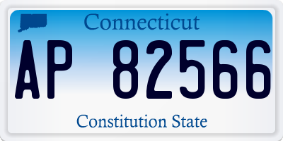 CT license plate AP82566