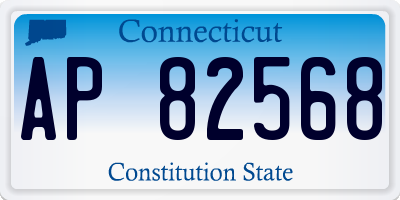 CT license plate AP82568