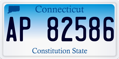 CT license plate AP82586
