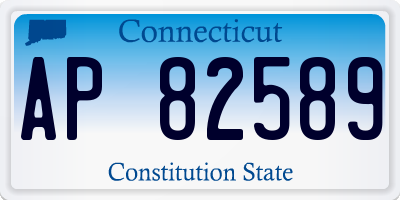 CT license plate AP82589