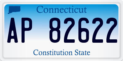 CT license plate AP82622