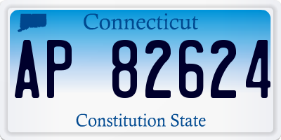 CT license plate AP82624